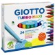 CANCELLERIA GIOTTO COLORI PENNARELLO TURBOMAXI 24P