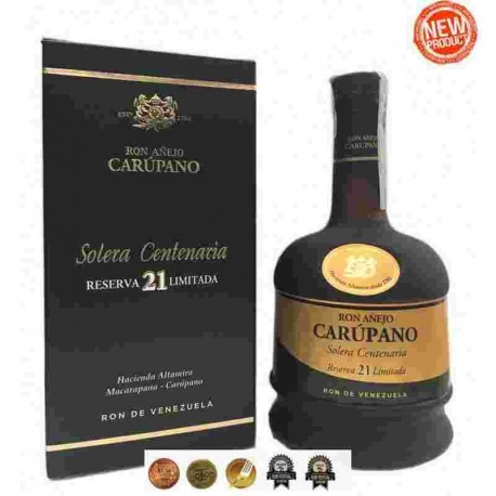 LIQUORE RUM RON CARUPANO PRIVADA CENT.21 CL.70 AST