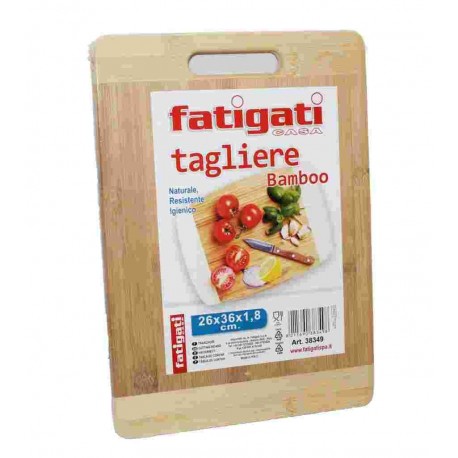 CASAL/TAGLIERE BAMBOO CM.26X36X1,8 CM. FATIGATI