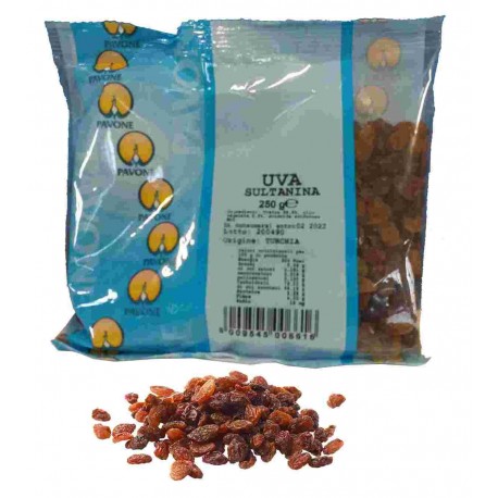 FR/S UVA SULTANINA VASH. GR.250 PAVONE