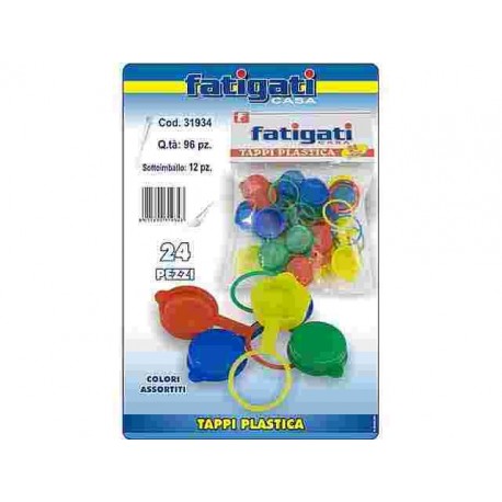 CASAL/TAPPI PLASTICA MULTICOLORE PZ.24 FATIGAT