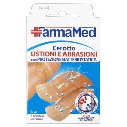 FARMAMED CEROTTO USTIONI ABRASIONI 2 FORMATI PZ.6