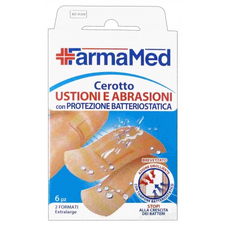 FARMAMED CEROTTO USTIONI ABRASIONI 2 FORMATI PZ.6