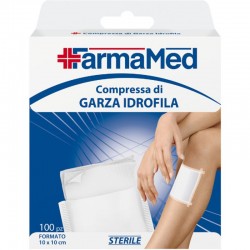 FARMAMED COMPRESSA IN GARZA STERILE MIS.10XCM.10