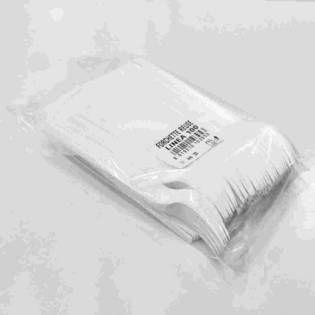 POSATE PL. FORCHETTE REUSE BIANCA PZ.100