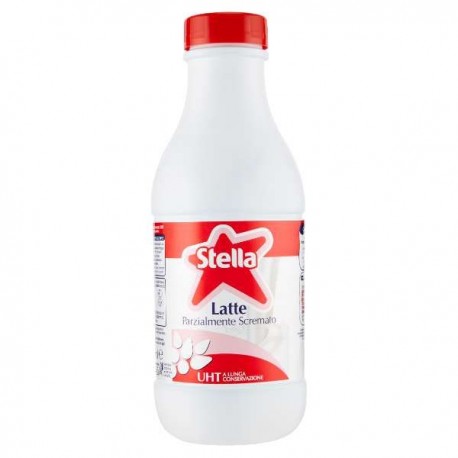 LATTE STELLA UHT PARZ.SCREMATO LT.1 PET BOTT.