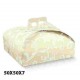SCATOLA PORTATORTA AVORIO DAMASCATO 50X50X7 PZ.40
