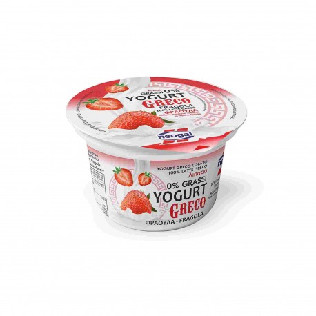 YOGURT GRECO NEOGAL CON PEZZI DI FRAGOLA GR.150