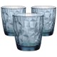 BICCHIERI DIAMOND VETRO X ACQUA ML305X6PZ BORMIOLI