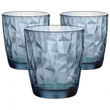 BICCHIERI DIAMOND VETRO X ACQUA ML305X6PZ BORMIOLI