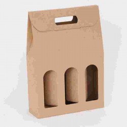 SCATOLA PORTABOTT.AVANA FINESTR. 3P F.TO 27X9X38