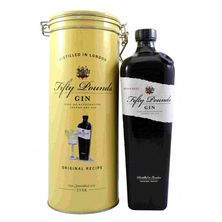 LIQUORE GIN FIFTY POUNDS LONDON DRY C.A. LATTA