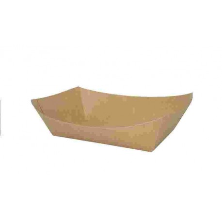 CONT.ALIM.BARCHETTA POLPA LEGNO CM 22X14H5 PZ.125