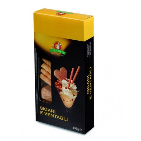 CONO GELATO GECCHELE SIGARI/VENTAGLI GR.100