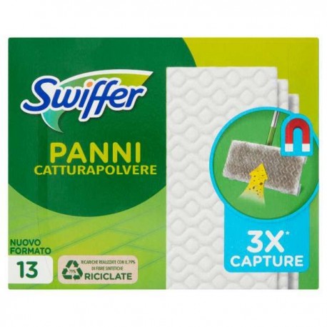 PULIZIA PANNO CATTURA POLVERE PANNI SWIFFER PZ.13