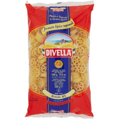 PASTA DIVELLA SECCA.F.SP/-ROTELLE N.43 GR.500