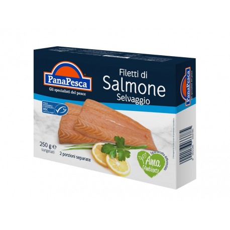 SURGELATI FILETTI DI SALMONE PANAPESCA GR.250