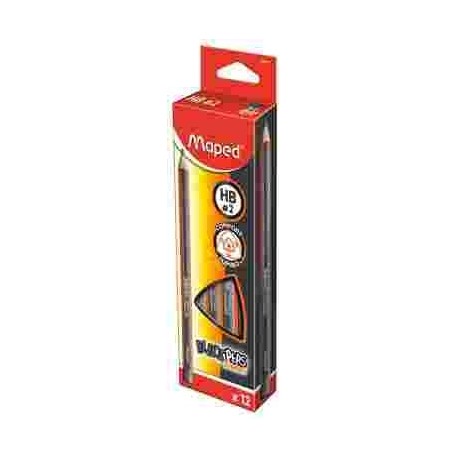 CANCELLERIA MATITA BLACK PEPS PZ.12 MAPED B N1