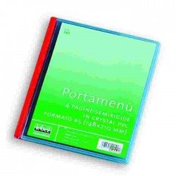 CANCELLERIA PORTAMENU 4 PAGINE A4 COD.142