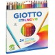 CANCELLERIA GIOTTO COLORI PASTELLO NATURA PZ.24