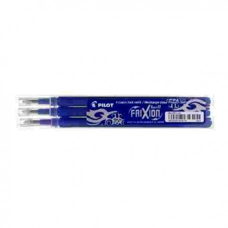CANCELLERIA PILOT REFILL FRIXION 0,7 BLU PZ.3