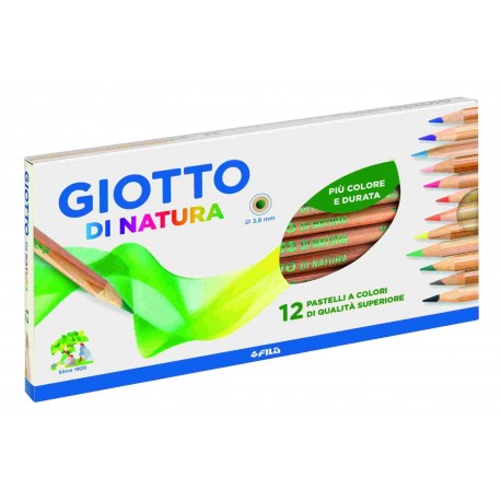 CANCELLERIA GIOTTO COLORI PASTELLO NATURA PZ.12