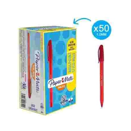 CANCELLERIA PENNA INKJOY PAPERMATE ROSSO PZ.50
