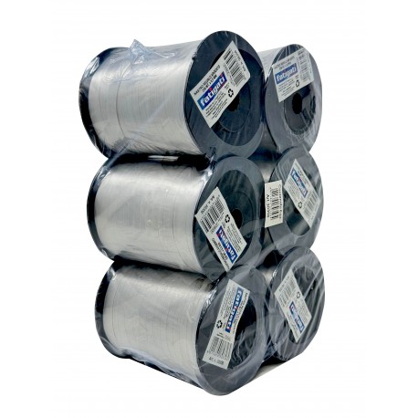 NASTRO REGALO FATIGATI ARGENTO 9,5MMX250MT