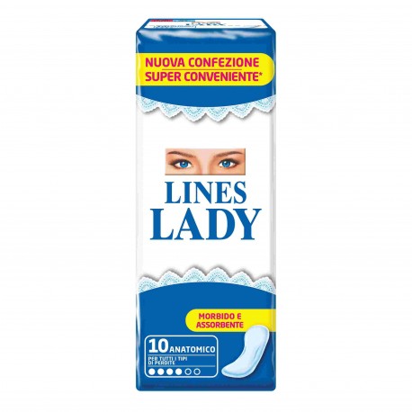 ASSORB.LINES LADY ANATOMICO PZ.10