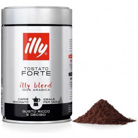 CAFFE' ILLY MACINATO TOSTATO FORTE BARAT. GR.250