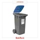 BIDONE RACCOLTA DIFFERENZIATA LT.120 GRIGIO-BLU