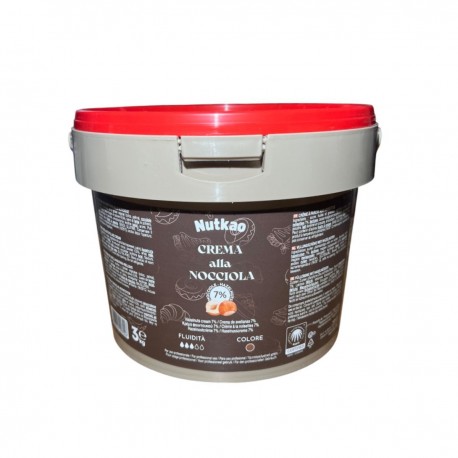 CREMA SPALMABILE NUTKAO C/NOCCIOLE KG.3