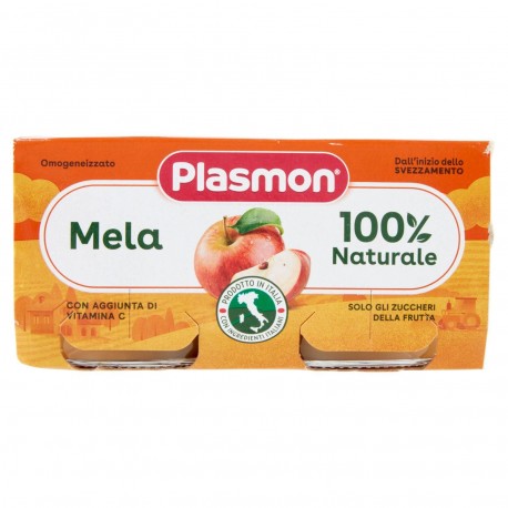 INF.PLASMON OMOGENEIZZATI FRUTTA MELA GR.80X2