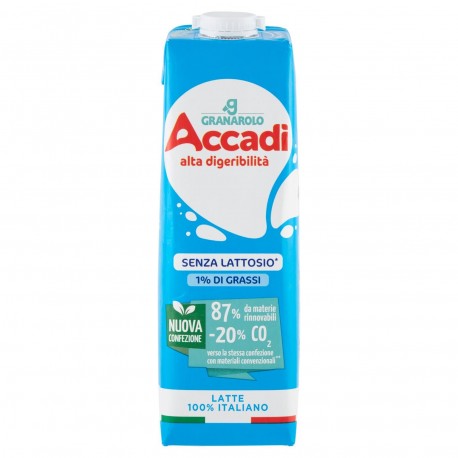 LATTE GRANAROLO ACCADI S/LATT. P.S. UHT GR.1% LT.1