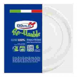 PIATTO PIZZA DOPLA D320 STD BIANCO PZ.6