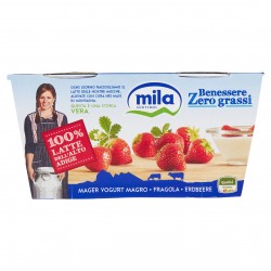 YOGURT MILA GR.125X2 BENES.FRAGOLA *