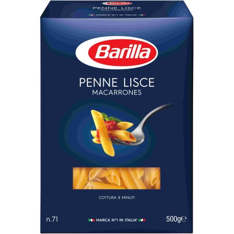 PASTA BARILLA PENNE LISCE N[71 GR.500