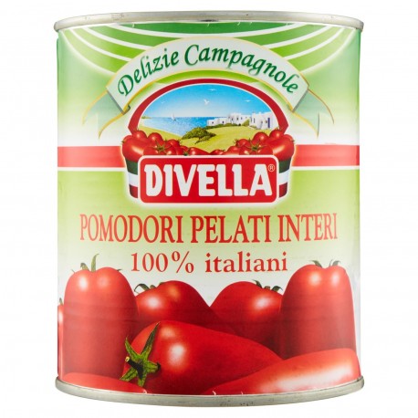 POMODORI PELATI DIVELLA GR.800 LATTINA