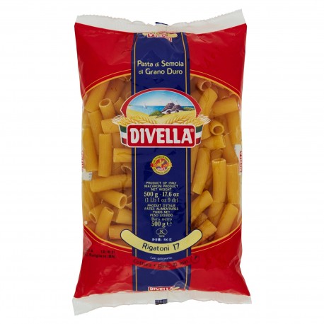 PASTA DIVELLA SECCA RIGATONI N.17 GR.500