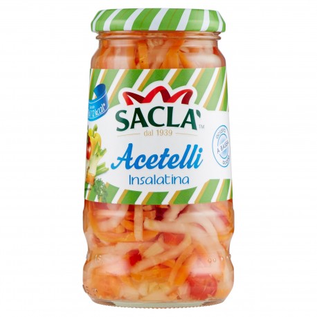 INSALATINA ACETELLI SACLA' VASO VETRO GR.290