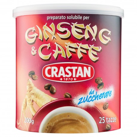 CAFFE' GINSENG SOLUB. S/ZUCC.CRASTAN BAR. GR.200