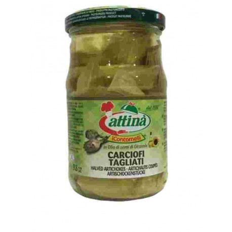 CARCIOFI ATTINA' CUORI IN OLIO VASO ML.314