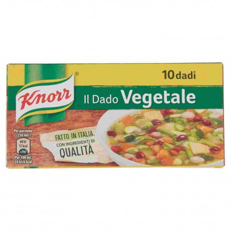 DADO KNORR VEGETALE 10 DADI GR.100