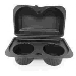 PORTA CAPPUCCIO IN PLASTICA 2/B DA 25 PZ.