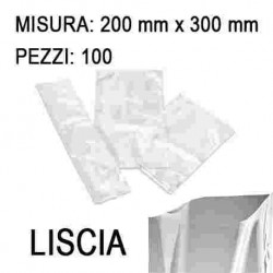 BUSTE X SOTTOVUOTO A/95 200 X 300 LISCE PZ.100