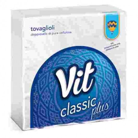 TOVAGLIOLI VIT BIANCO 38X38 DOPPIOVELO 44 PZ.