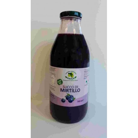 SUCCO DI MIRTILLO PATEA ML.750