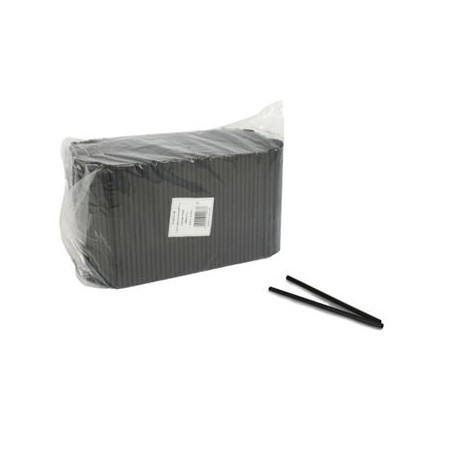 CANNUCCE DIRITTE CM.13,5 COL.NERO PZ.1000