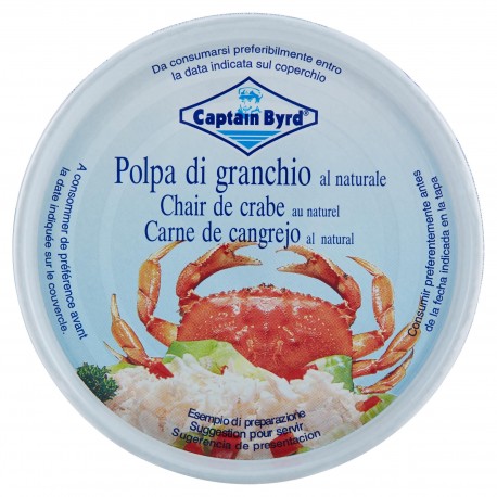 GRANCHIO POLPA NATURALE CAPTAIN BYRD LATT. GR.200