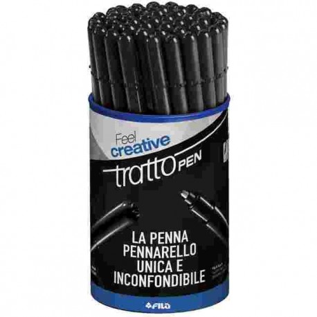 CANCELLERIA PENNA TRATTO PENNARELLO NERO AST.PZ.50